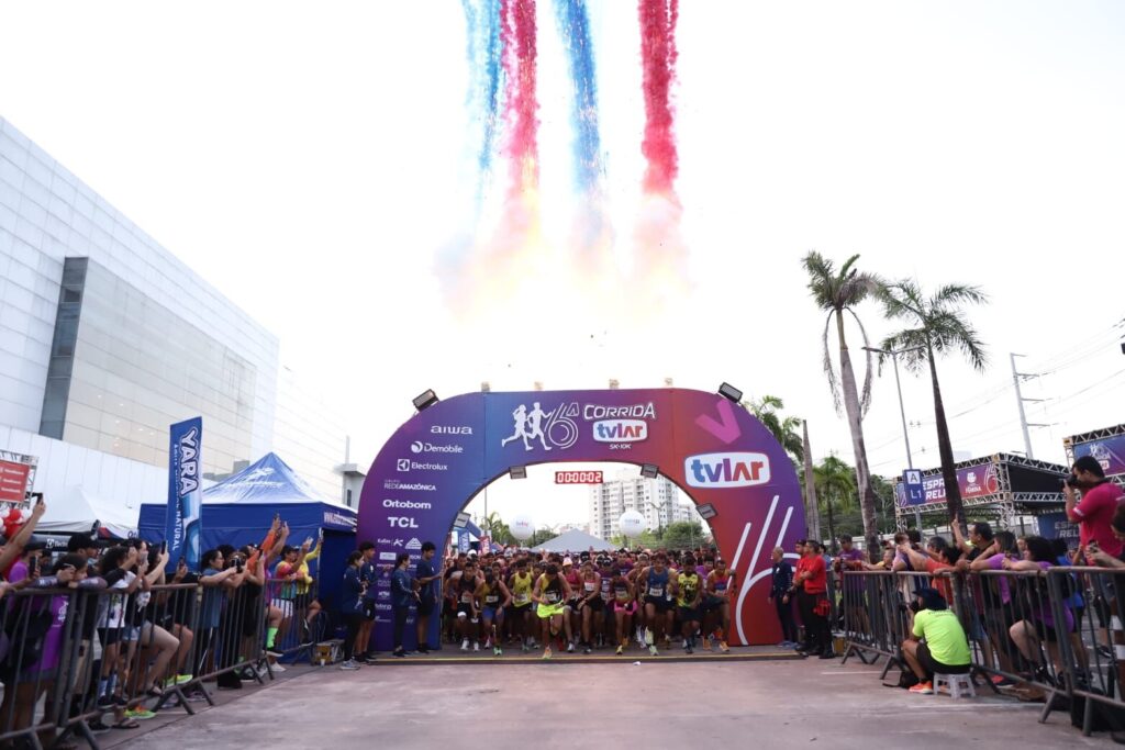 6ª Corrida TVLAR movimenta Manaus com premiação e mais de 2,5 mil participantes