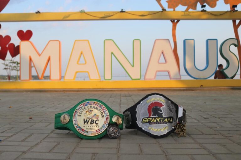 Inédito: cinturão da WBC estará em disputa em Manaus no Spartan Muay Thai XV neste sábado.