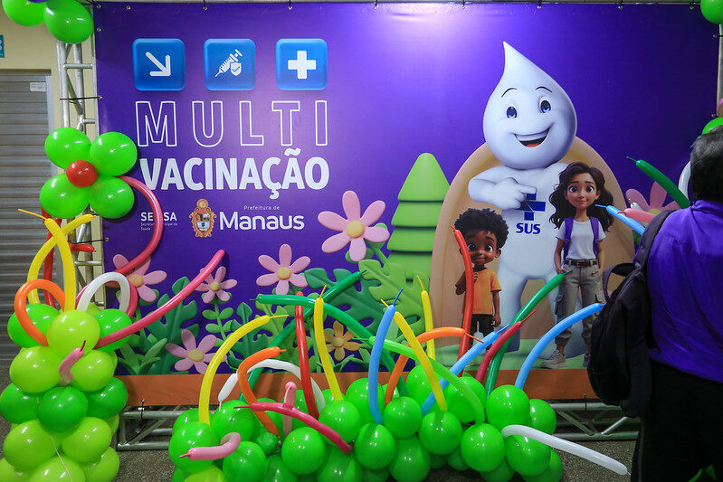 Campanha ‘Multivacinação 2025’ é lançada em Manaus para atualizar cadernetas de crianças e adolescentes