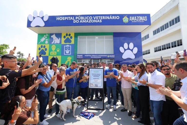 Wilson Lima inaugura maior Hospital Público Veterinário da América Latina em Manaus