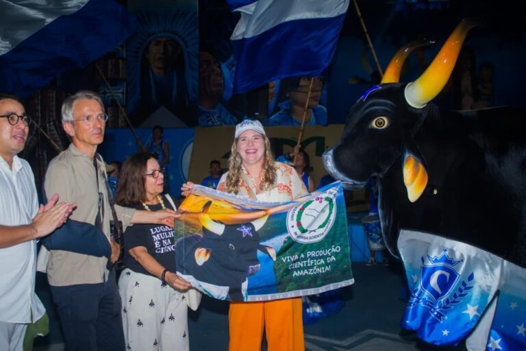 Caprichoso recebe Caravana “Iaraçu” e compartilha saberes da Amazônia com representantes do Brasil e da França
