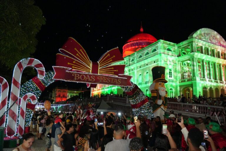 ‘O Mundo Encantado do Natal’ inicia temporada com grande circulação de público nos espaços culturais de Manaus