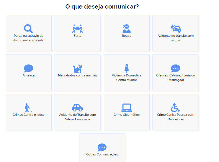 Cidadãos já podem registrar ocorrências policiais online por meio do sistema DEVIR